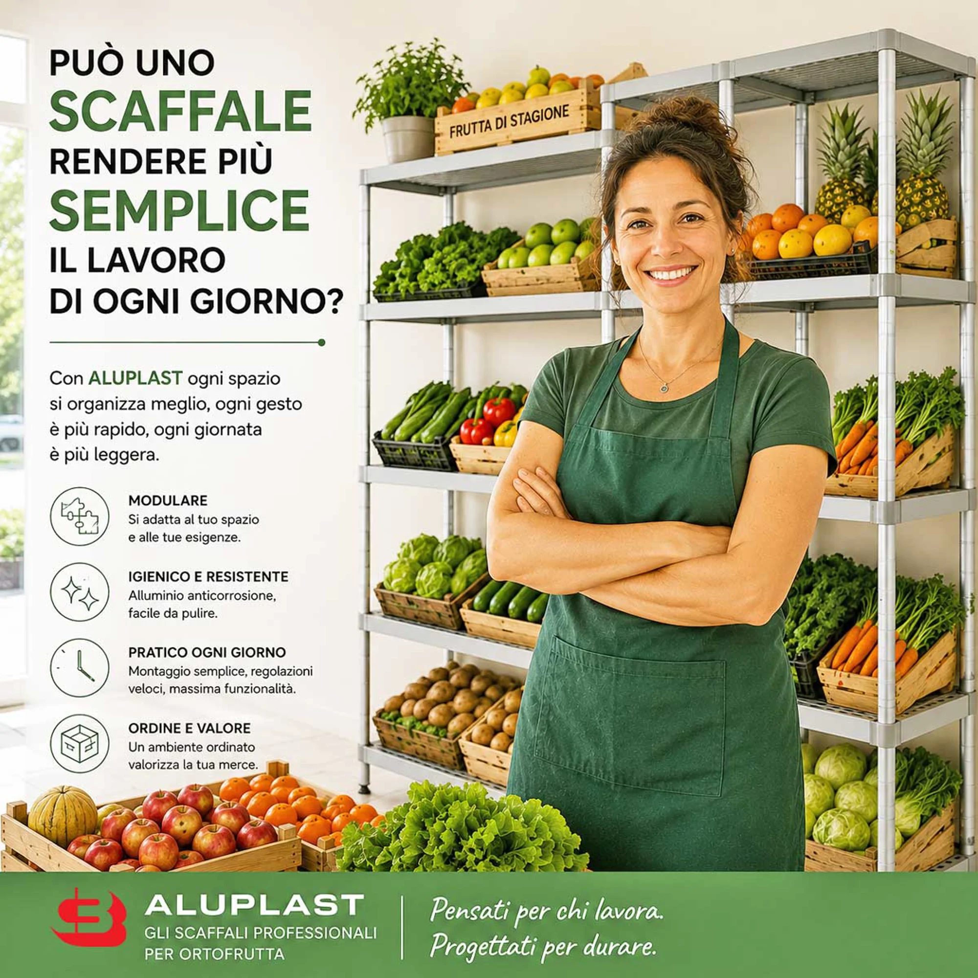 ➡️ UN BUON SCAFFALE POTREBBE FACILITARE IL TUO LAVORO?
