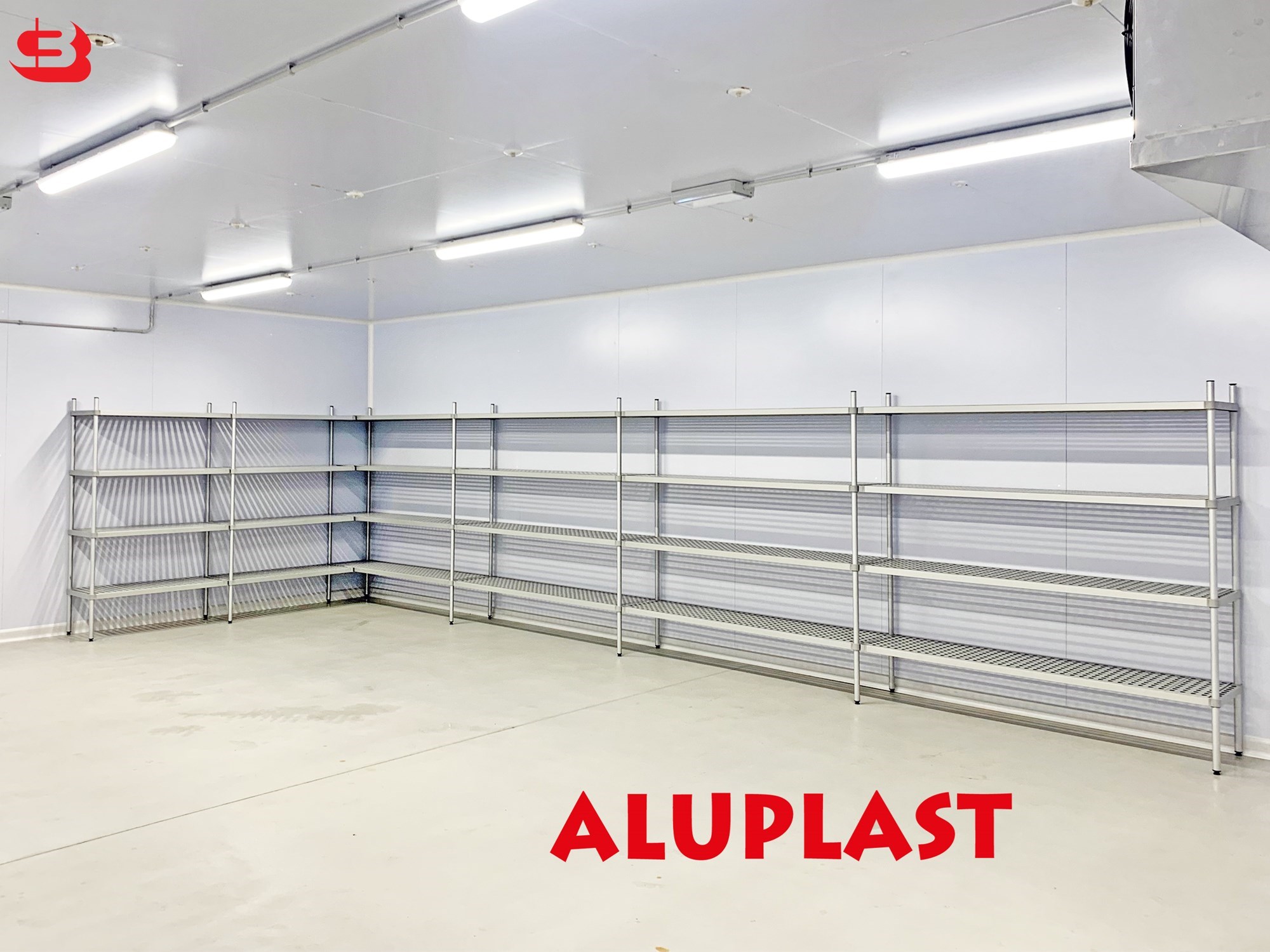 Shelves for cold rooms