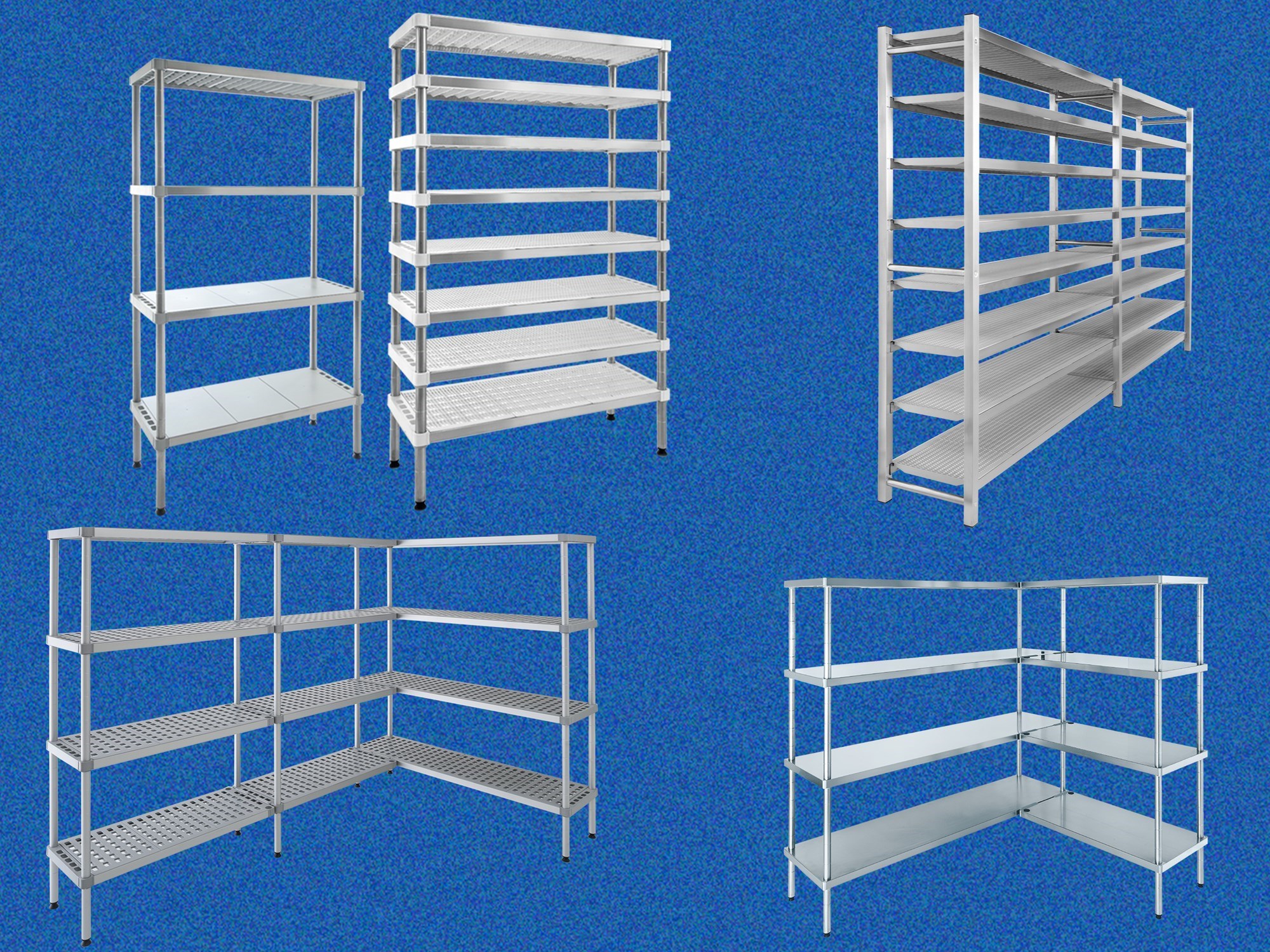 Professional shelves for catering