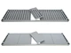 Modulares Regal aus Stahl und Kunststoff für Kühlhäuser, 1600 mm: Modell INOXPLAST